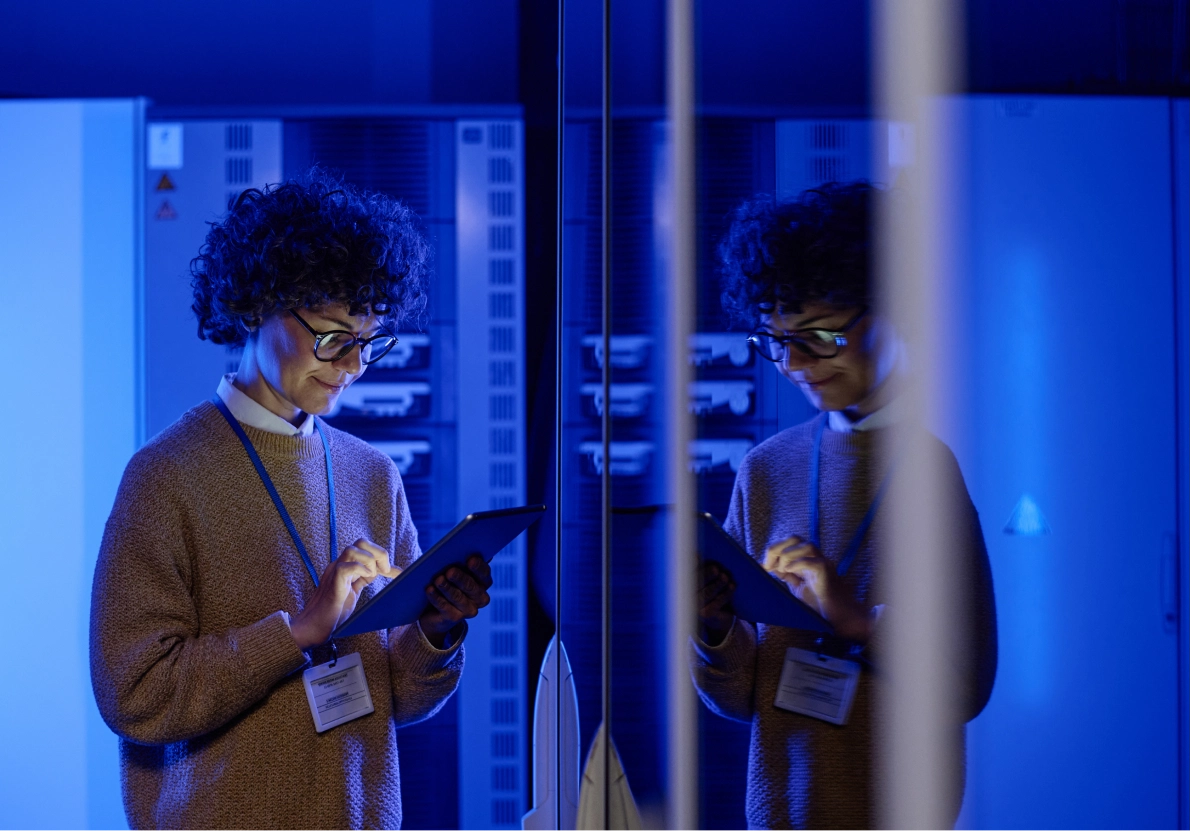 Team working in office